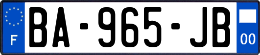 BA-965-JB