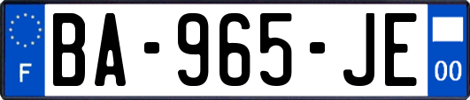 BA-965-JE