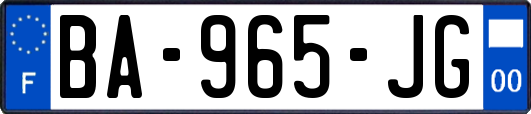 BA-965-JG