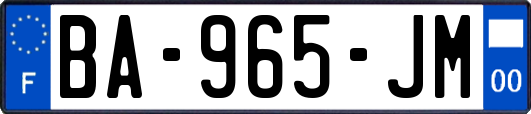 BA-965-JM