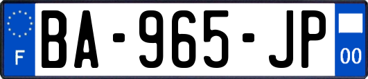 BA-965-JP