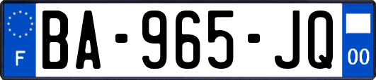 BA-965-JQ