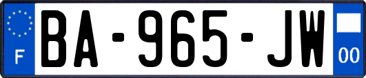 BA-965-JW