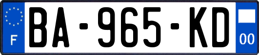 BA-965-KD