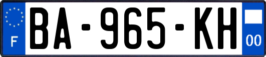 BA-965-KH
