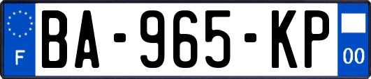BA-965-KP