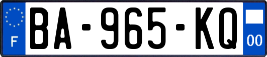 BA-965-KQ