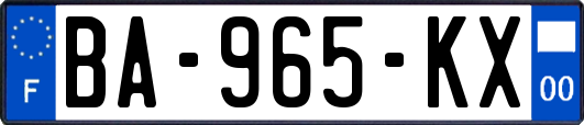 BA-965-KX