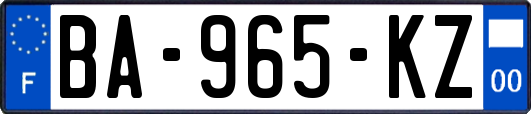 BA-965-KZ