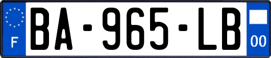 BA-965-LB