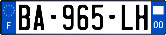 BA-965-LH