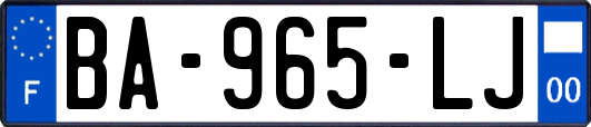 BA-965-LJ