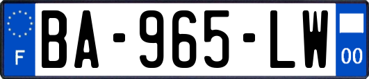 BA-965-LW