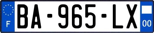 BA-965-LX