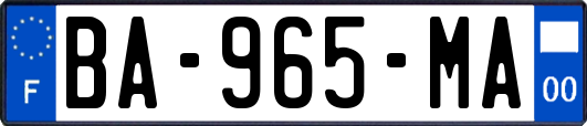BA-965-MA