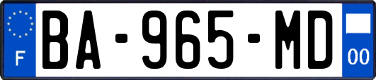 BA-965-MD