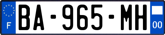 BA-965-MH