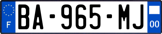 BA-965-MJ