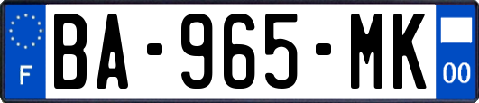 BA-965-MK