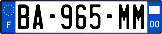 BA-965-MM