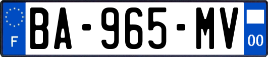 BA-965-MV
