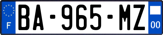 BA-965-MZ