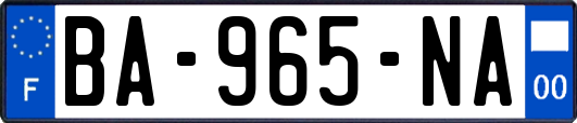 BA-965-NA