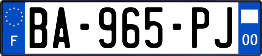 BA-965-PJ