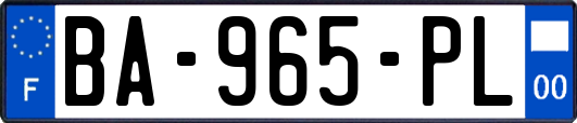 BA-965-PL