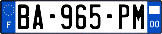 BA-965-PM