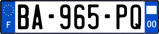 BA-965-PQ