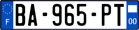 BA-965-PT