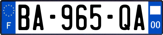 BA-965-QA