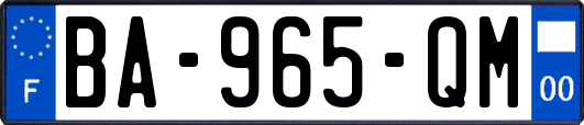 BA-965-QM
