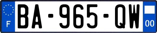BA-965-QW