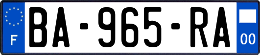 BA-965-RA