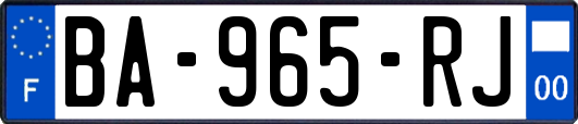 BA-965-RJ
