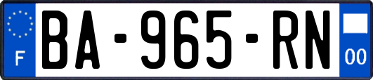 BA-965-RN