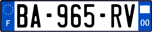 BA-965-RV