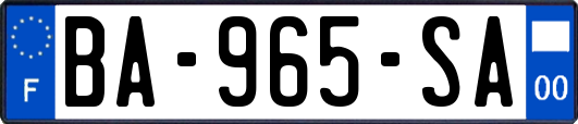 BA-965-SA