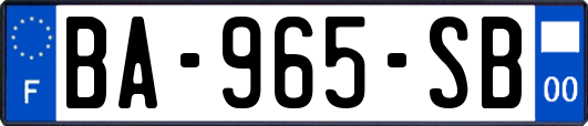 BA-965-SB