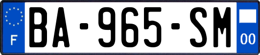 BA-965-SM