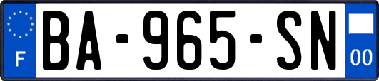 BA-965-SN