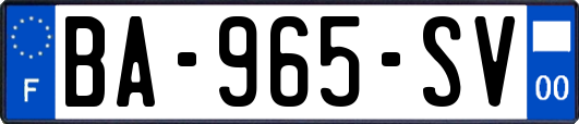 BA-965-SV