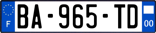 BA-965-TD