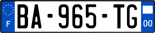 BA-965-TG