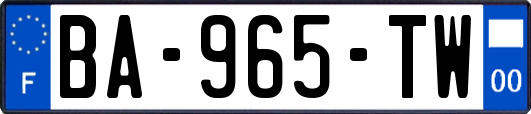 BA-965-TW