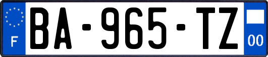 BA-965-TZ