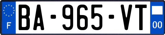 BA-965-VT