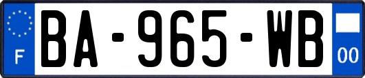 BA-965-WB